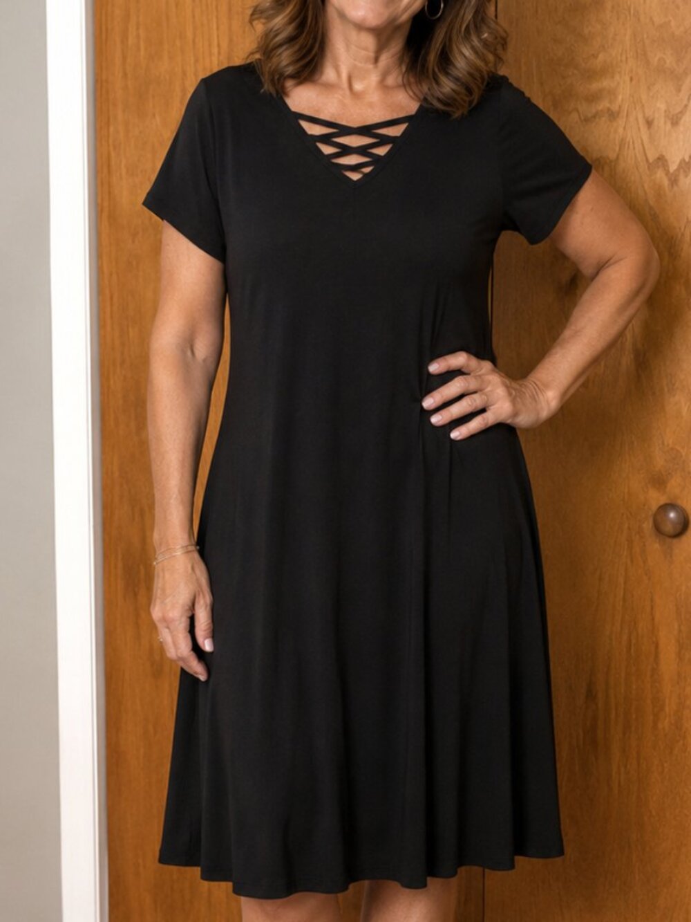 🆕C'EST LA VIE  black dress Size XL
